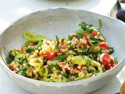 Petersiliensalat mit Bulgur