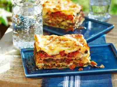 Linsen-Mangold-Lasagne