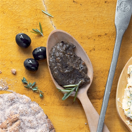 Vegetarische Olivenpaste