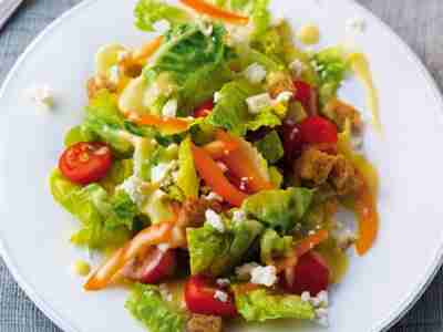 Salat mit Schafskäse