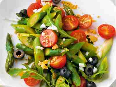 Grüner Spargelsalat