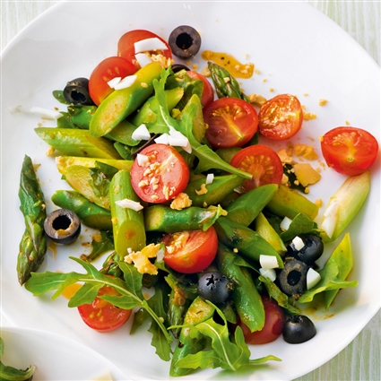 Grüner Spargelsalat