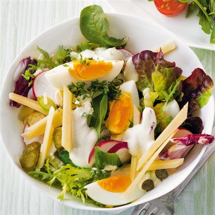 Eier-Käse-Salat