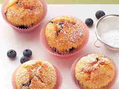 Amerikanische Blaubeer-Muffins