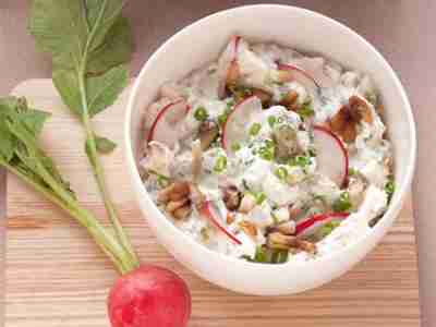 Radieschen-Champignon-Aufstrich