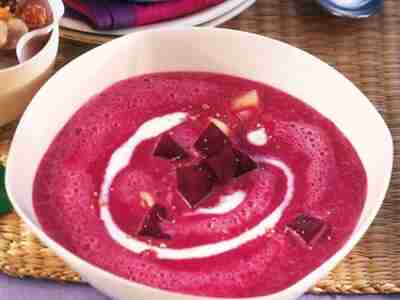 Rote-Bete-Suppe mit Ingwer