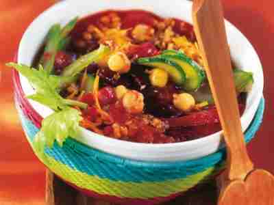 Chili sin carne oriental