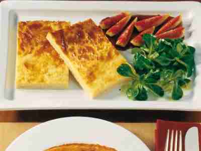 Greyerzer-Tarte mit Feigenragout