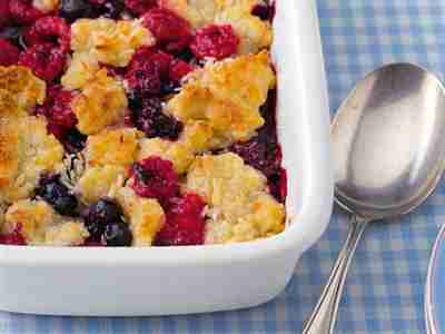 Beeren-Kokos-Cobbler