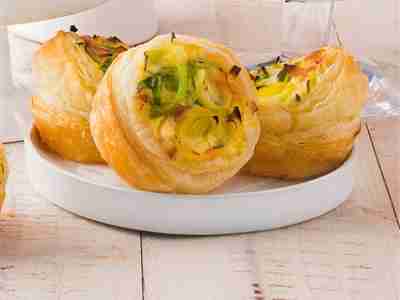 Lauchpastetchen