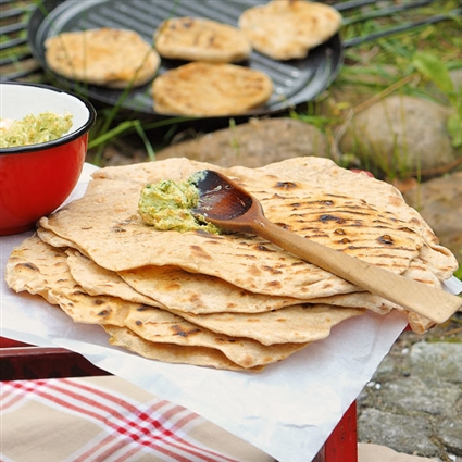 Chapati mit Würzbutter