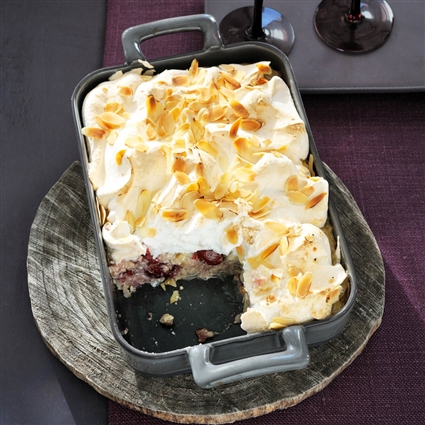 Reisauflauf mit Baiser