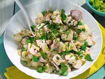 Geflügelsalat mit Joghurtdressing