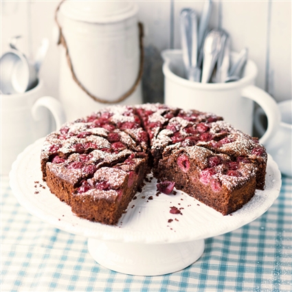 Brauner Kirschkuchen