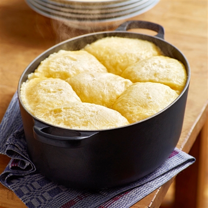Dampfnudeln mit Krusterl