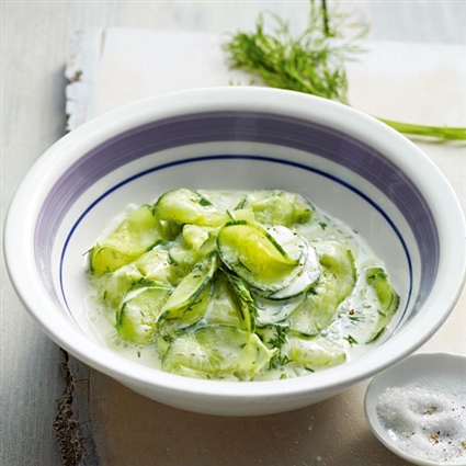 Klassischer Gurkensalat