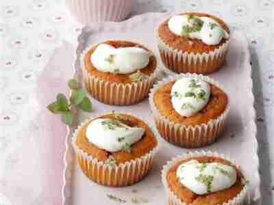 Ananas-Süßkartoffel-Muffins mit Gewürzen