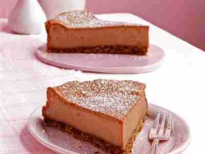 Schoko-Käsekuchen mit Oliven