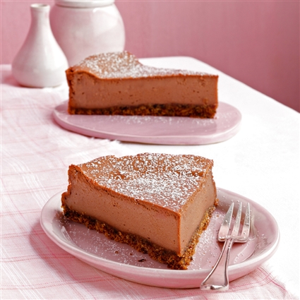 Schoko-Käsekuchen mit Oliven