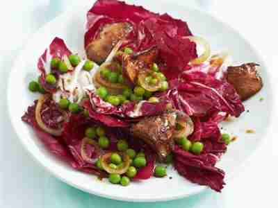 Radicchiosalat mit Hühnerleber