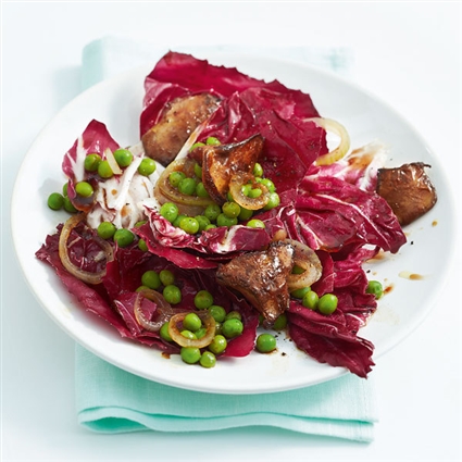Radicchiosalat mit Hühnerleber