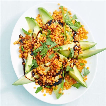 Avocado-Linsen-Salat