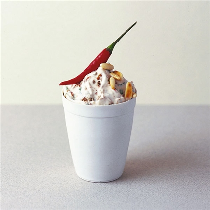 Scharfe Ziegenkäse-Creme