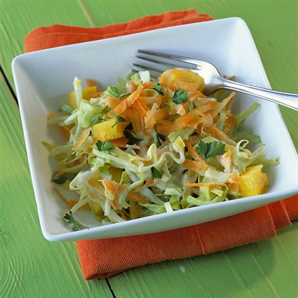 Kohlsalat mit Ananas