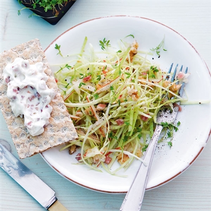 Spitzkohlsalat mit Birnen