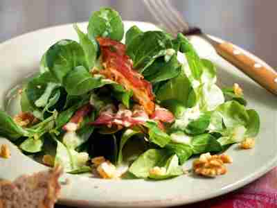 Feldsalat mit Kartoffelvinaigrette