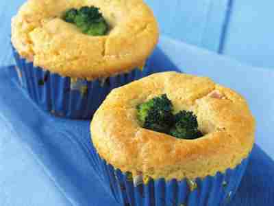 Herzhafte Maismuffins