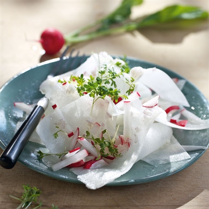 Rettichsalat mit Radieschen