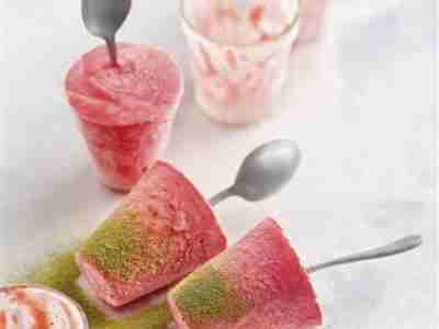 Erdbeer-Mascarpone-Eis