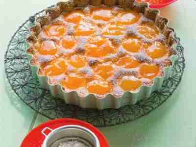 Klassische Aprikosen-Mandel-Tarte