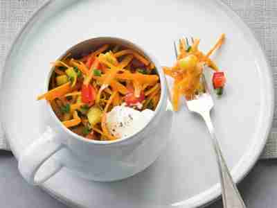 Kürbissalat mit Tomaten