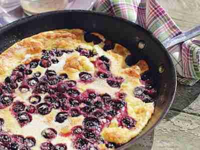 Blaubeer-Zimt-Pfannkuchen