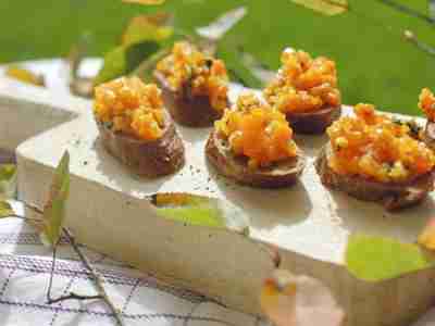 Kürbisbruschetta