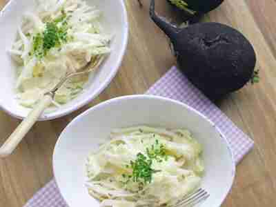 Winterrettich-Apfel-Rohkost