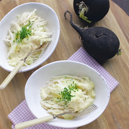 Winterrettich-Apfel-Rohkost