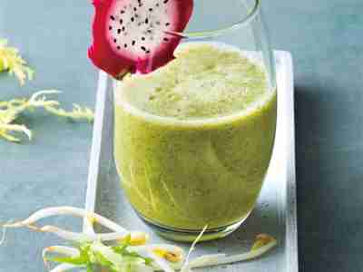 Grüner Smoothie mit Drachenfrucht