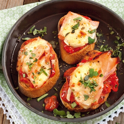 Gratinierte Crostini