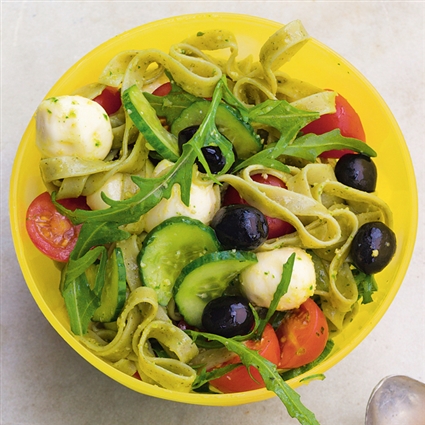 Grüner Pasta-Salat