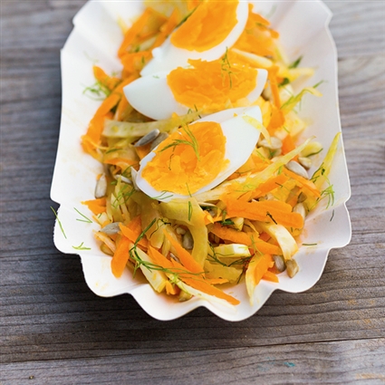 Möhren-Fenchel-Salat