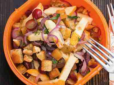 Käse-Trauben-Salat