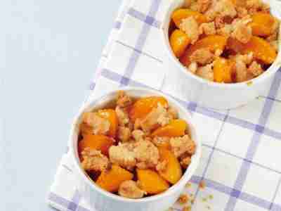 Aprikosen-Ingwer-Crumble