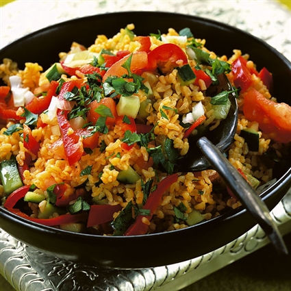 Bulgursalat mit Spitzpaprika