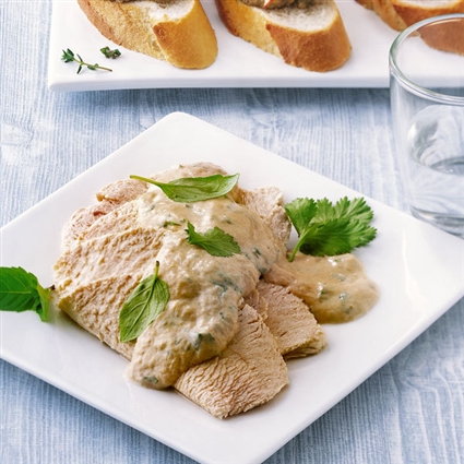 Pute mit Thunfisch-Limetten-Sauce