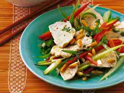 Puten-Gemüse-Salat