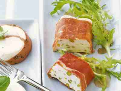 Ziegenfrischkäse mit Balsamico
