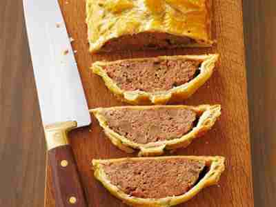 Leberpastete im Teigmantel
